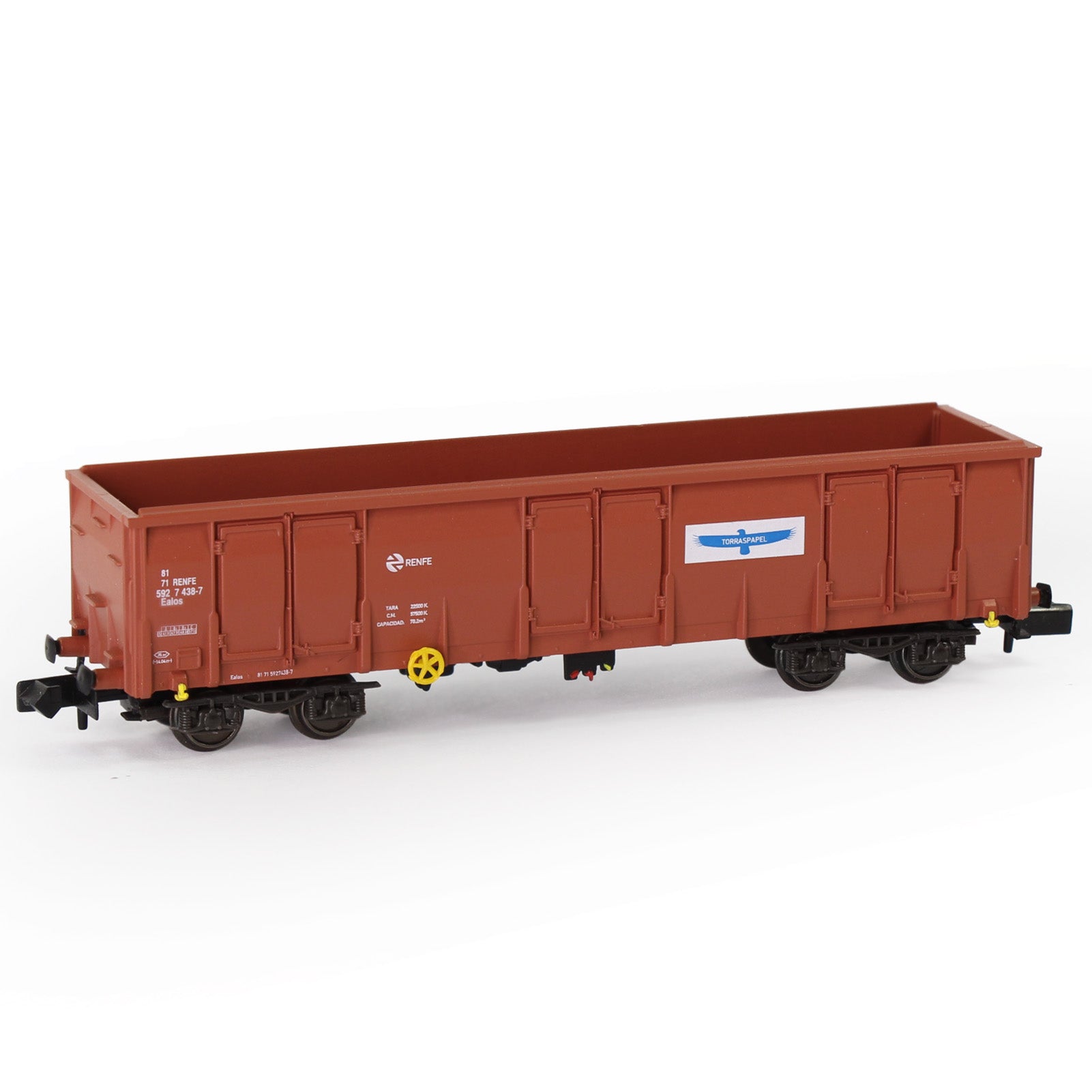 C15013 1pc N Scale 1:150 40ft High-side Gondola Car