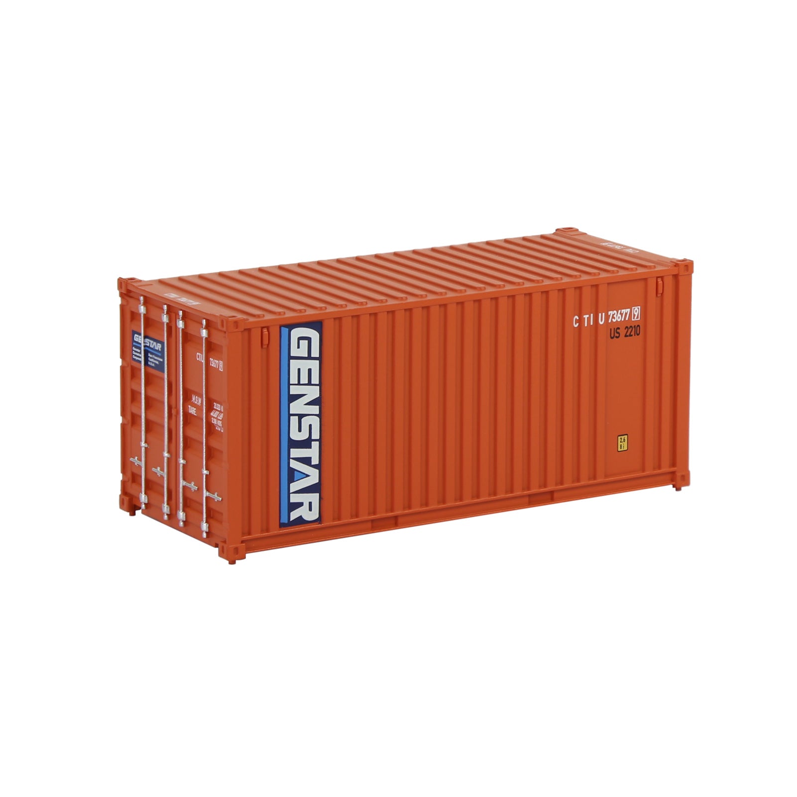 Evemodel HO Gauge 1:87 20ft Shipping Container 20' Cargo Box Model Railway  C8726