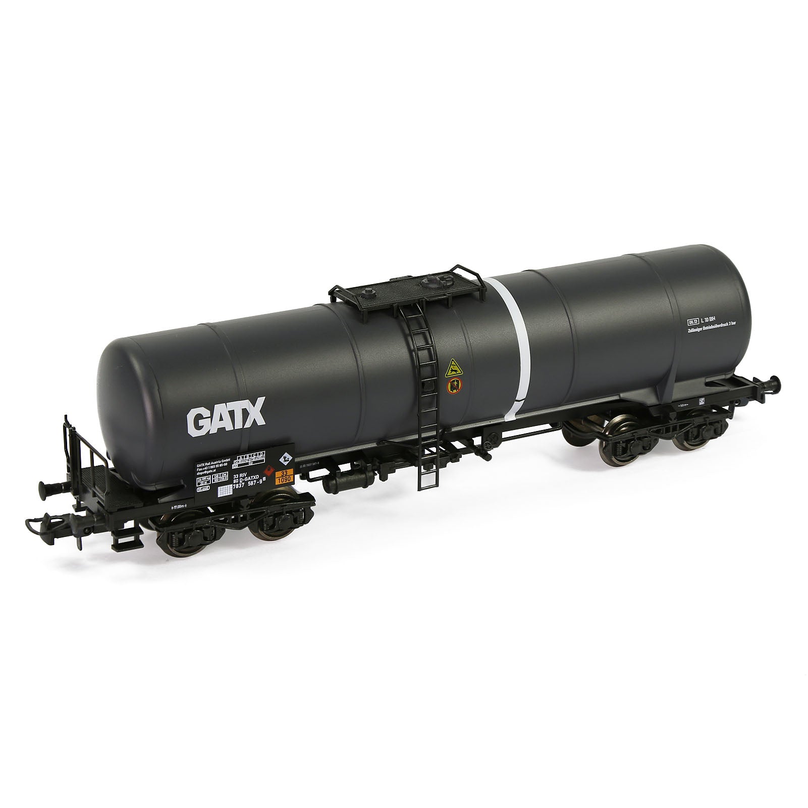 C8768 1 Piece HO Scale 1:87 Oil Tank Car Model  Train Tank Wagon