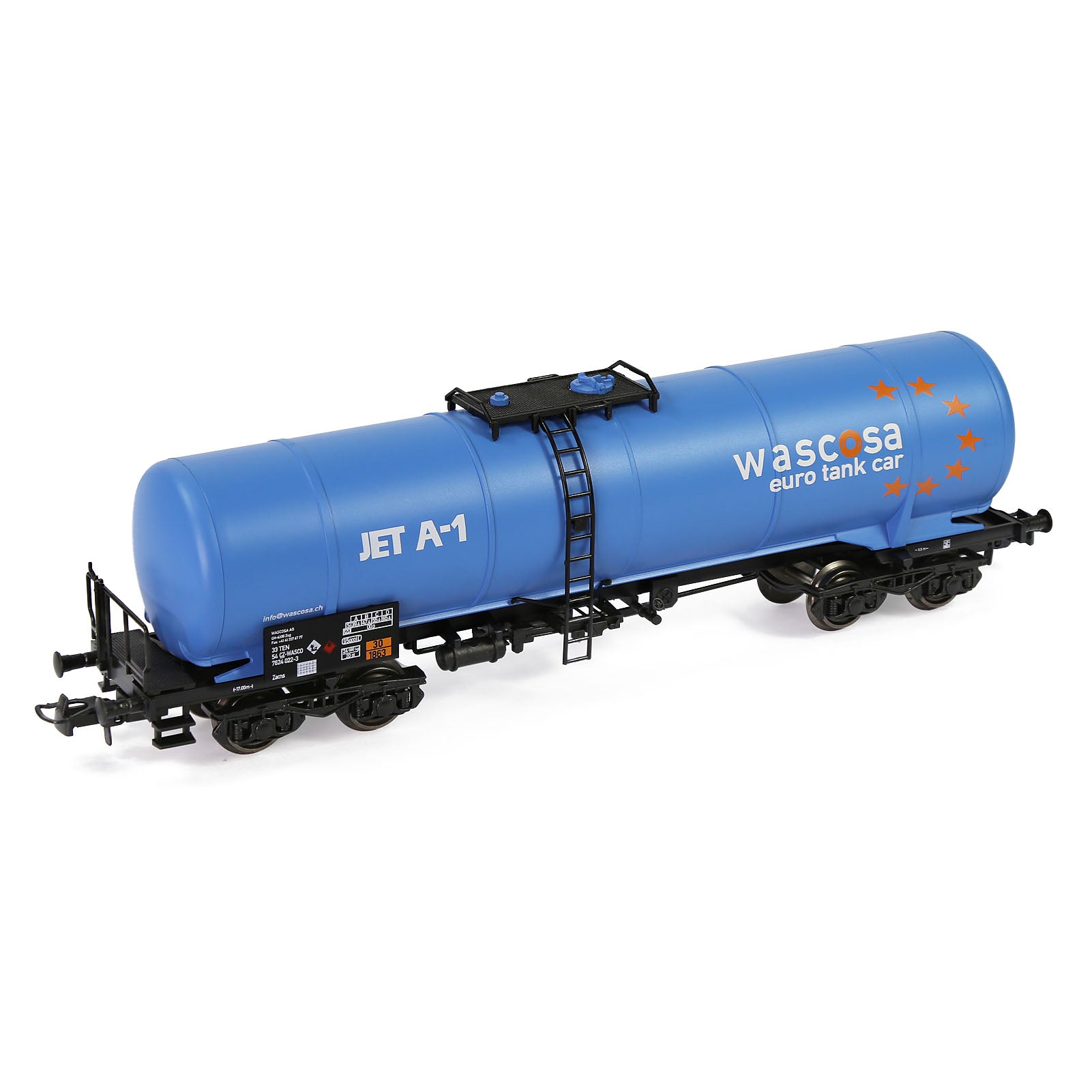 C8768 1 Piece HO Scale 1:87 Oil Tank Car Model  Train Tank Wagon