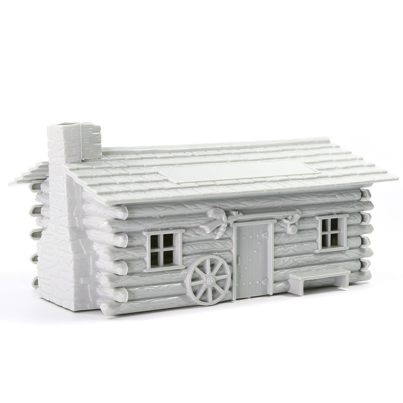 JZO02 O Scale 1: 50 Unpainted Model Barn Stable Fence Kit for Model Trains Layout