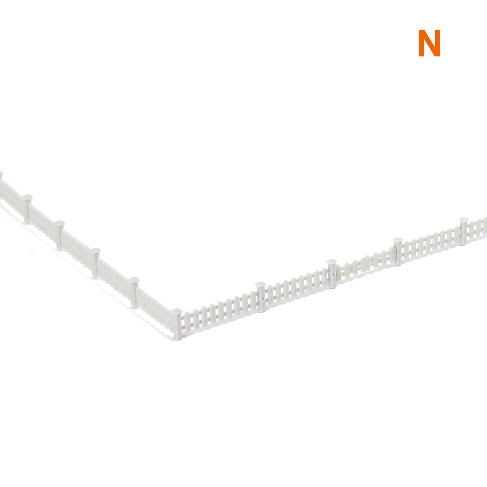 LGNBD15 1 Unit N Scale 1:160 Model Fence with Gates Plastic Fence with Door Kit