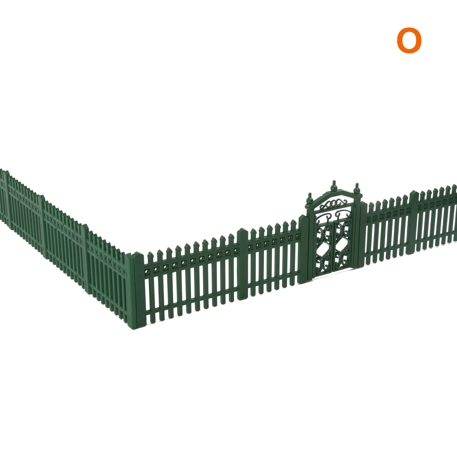 LGOAI14 1 Kit O Scale 1:50 Model Fence with Gates Plastic Fencing with Door