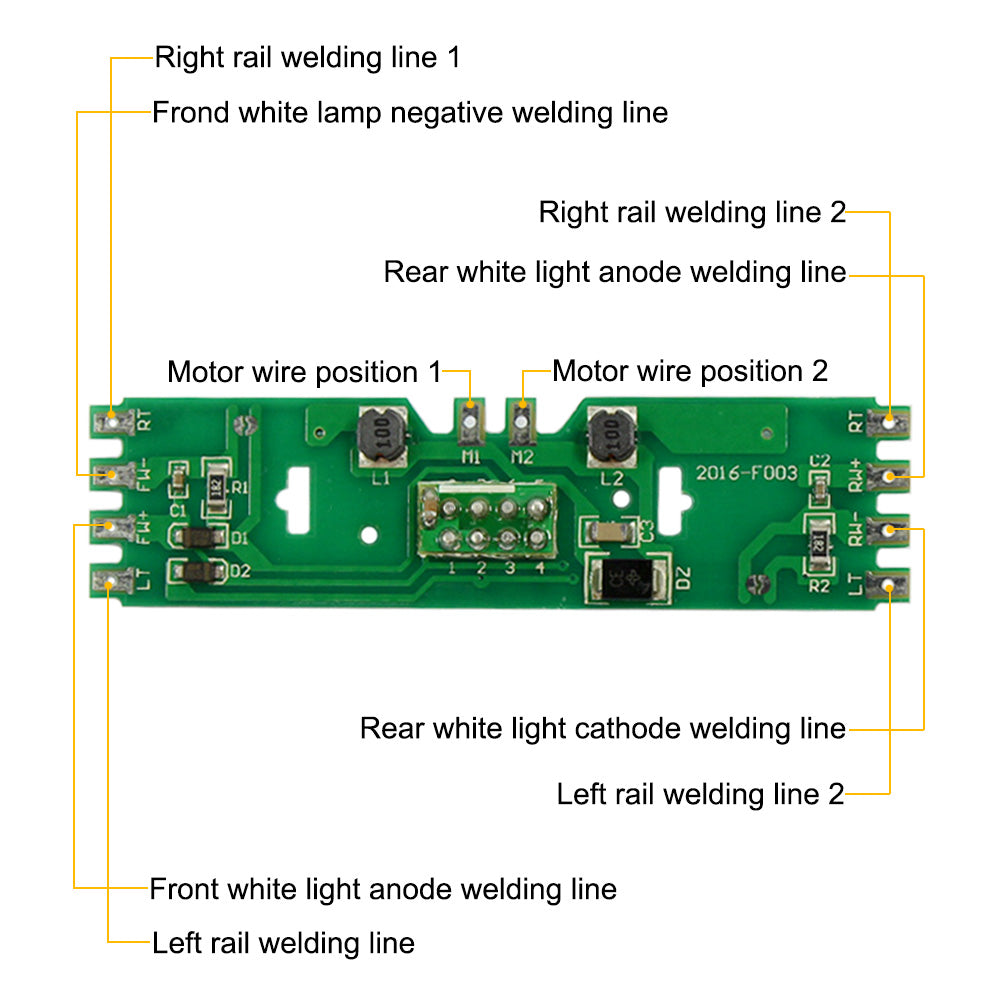 PCB010 2pcs Power Distribution Board With Status LEDs for DC and AC