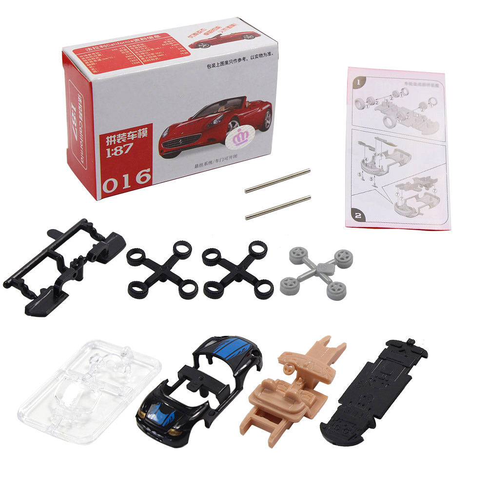 C8704 16pcs HO Scale 1:87 4D Puzzle Model Cars