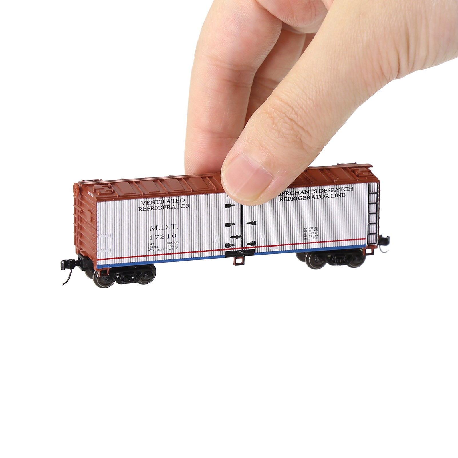 C15016 1pc N Scale 1:160 40ft Wood Side Reefer Boxcar