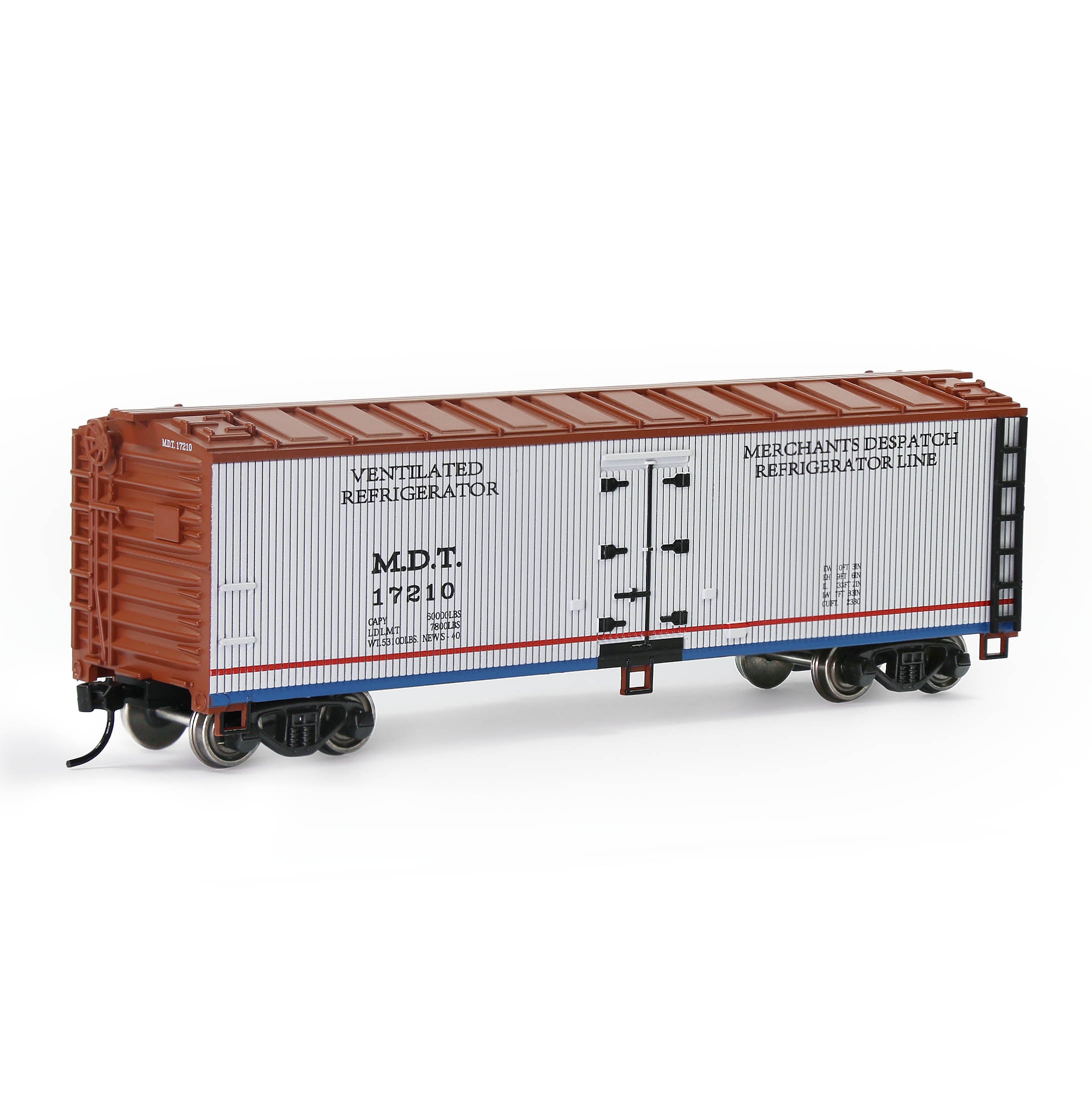 C8747 1pc HO Scale 1:87 Wood Side Reefer 40ft Model Boxcar