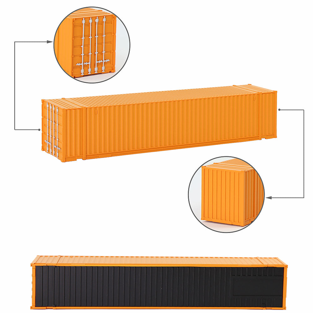 C8748 HO Scale 1:87 Pure Color 48ft Shipping Container