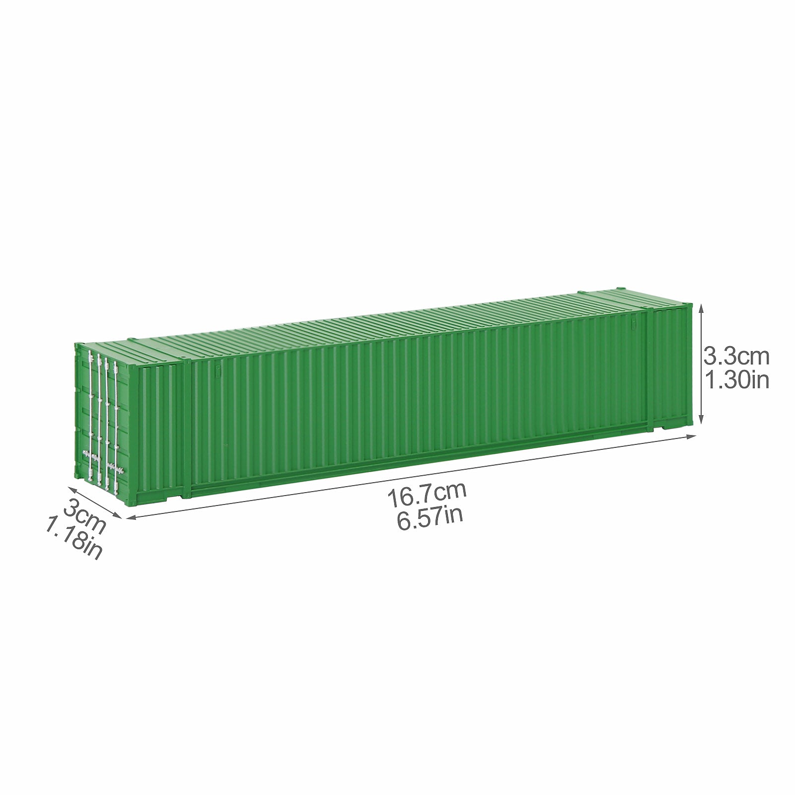 C8748 HO Scale 1:87 Pure Color 48ft Shipping Container