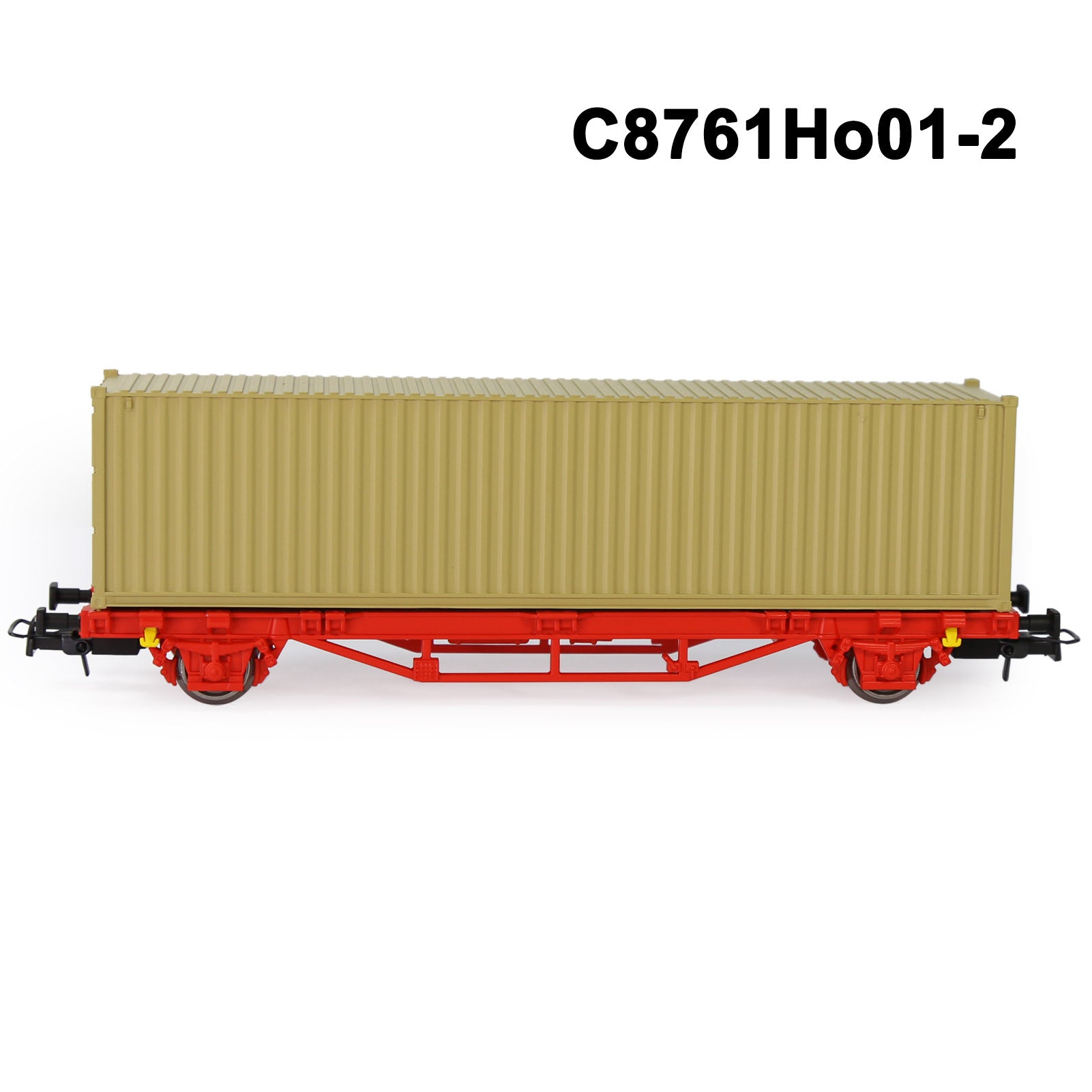 C8761M One set HO Scale 1:87 Model Flat Wagon with Containers