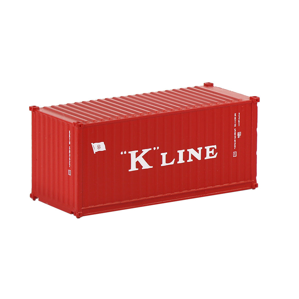 C15007 3pcs N Scale 1:160 20ft Shipping Container