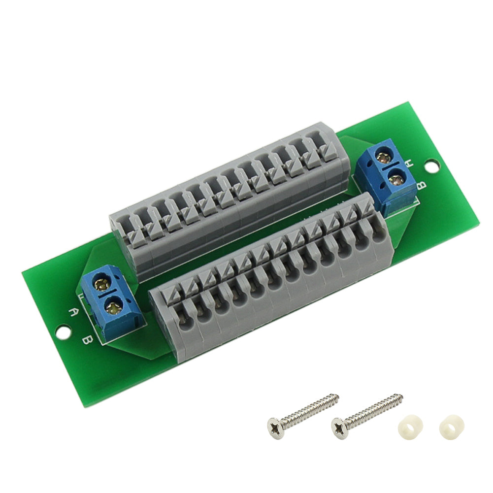 PCB008 1 Set Power Distribution Board 2 Inputs 13 pairs Output without Screw