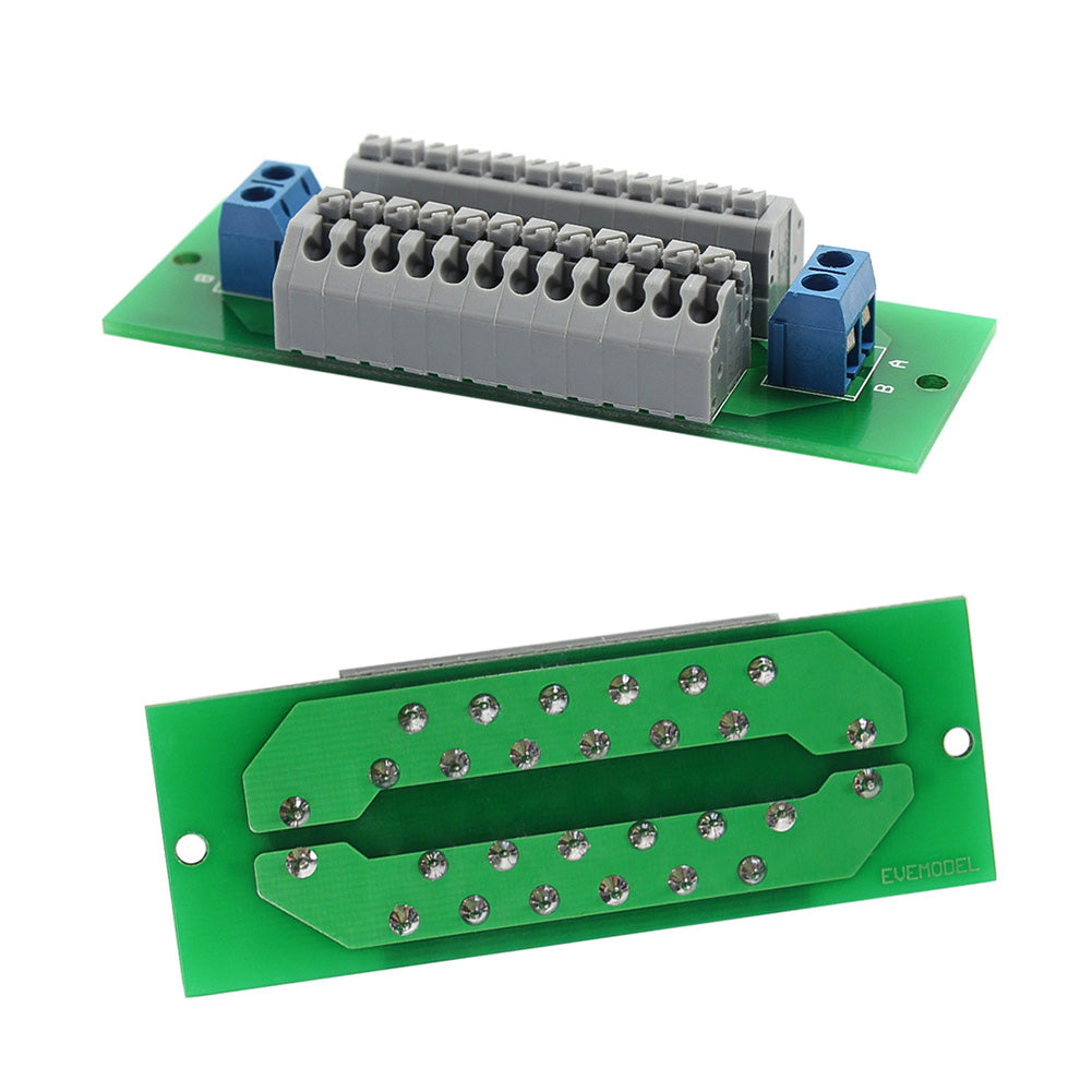 PCB008 1 Set Power Distribution Board 2 Inputs 13 pairs Output without Screw